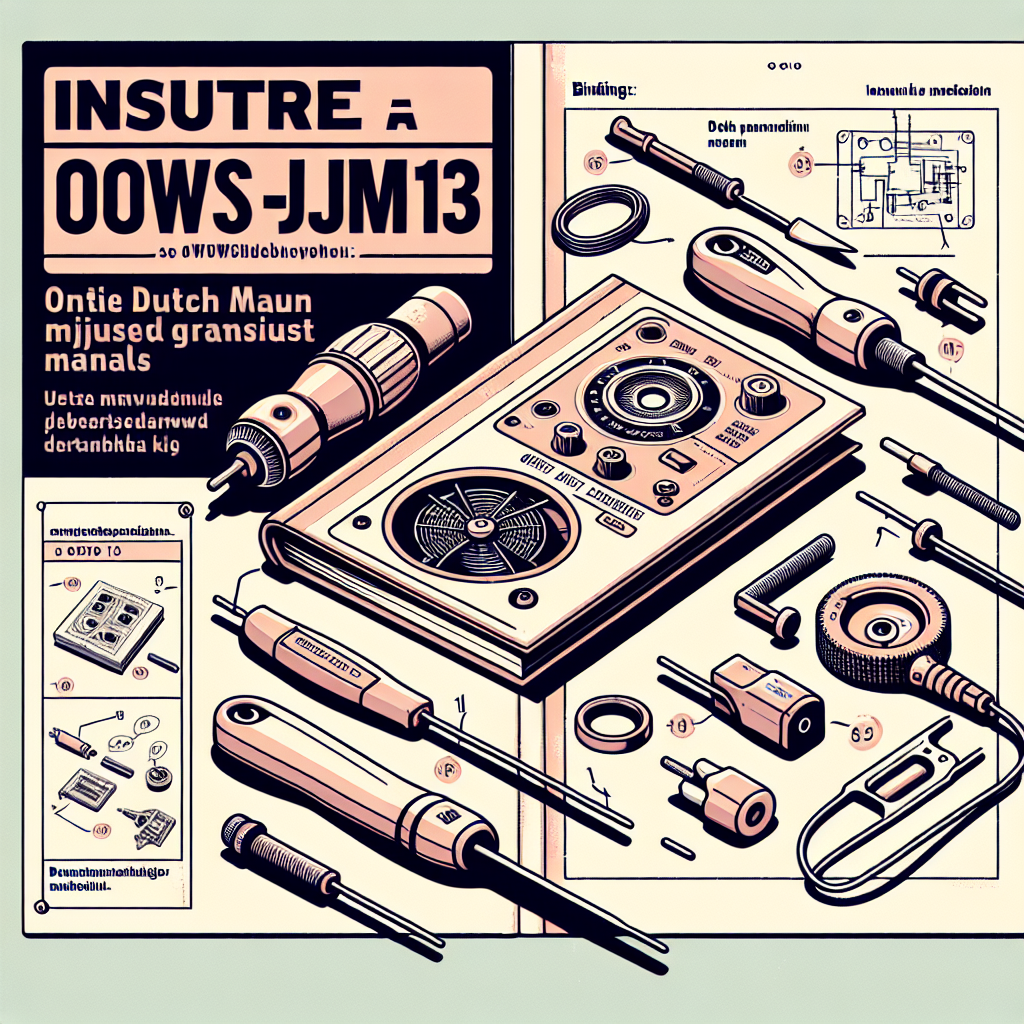 Waar vind ik de Nederlandse handleiding van de OWS - JM13?
