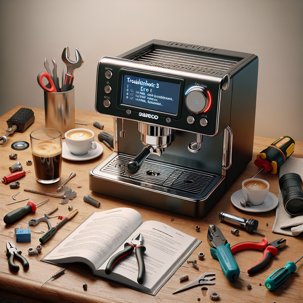 Wat te doen bij Saeco Minuto storing nr 5?